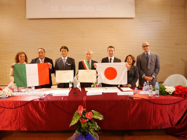 湯河原町がイタリア・チボリ市と友好親善都市協定を結びました☆