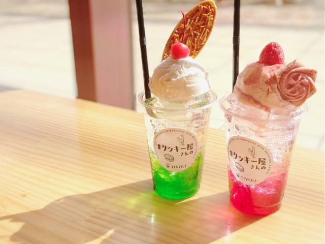 ＼クッキー屋さんのクリームソーダ🍹／